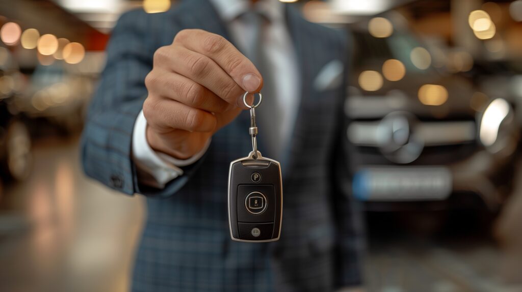car keys for a newly purchased vehicle